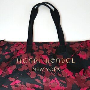 Henri Bendel Camo Floral Nylon Tote Bag